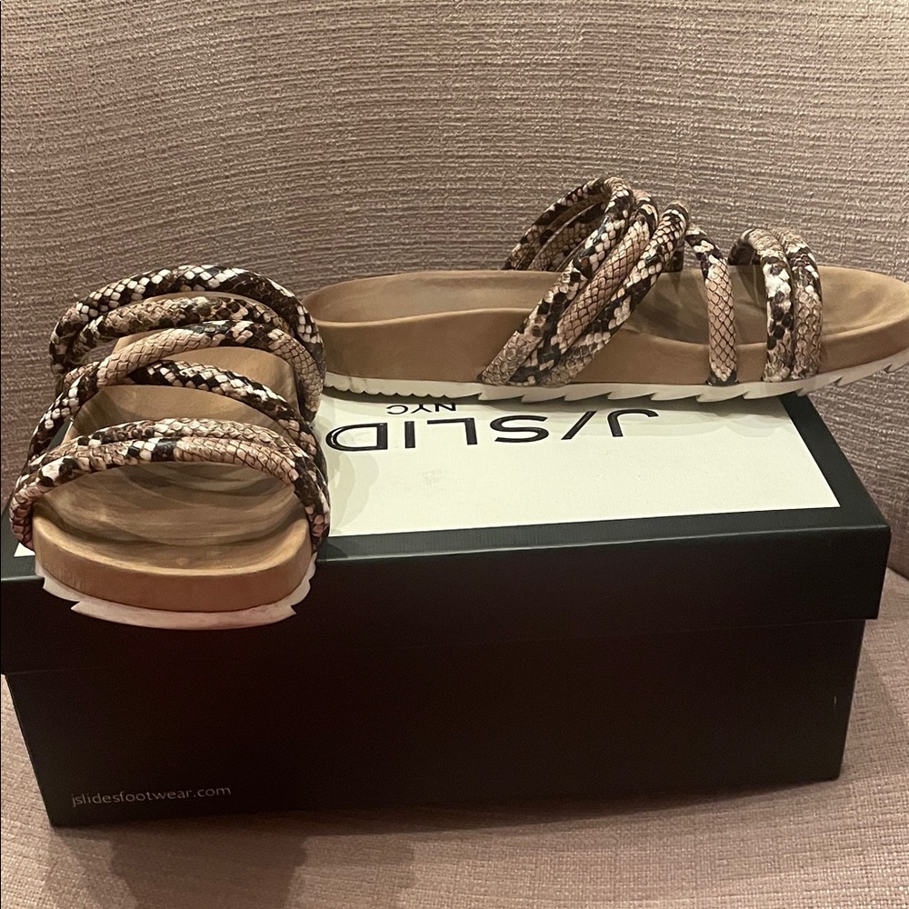 J Slides Snakeskin Multi-Color Sandals - Picture 5 of 5
